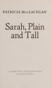 sarah plain and tall